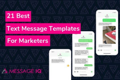 21 Best Phone Text Message Templates for Marketers | Boost Your Leads ...