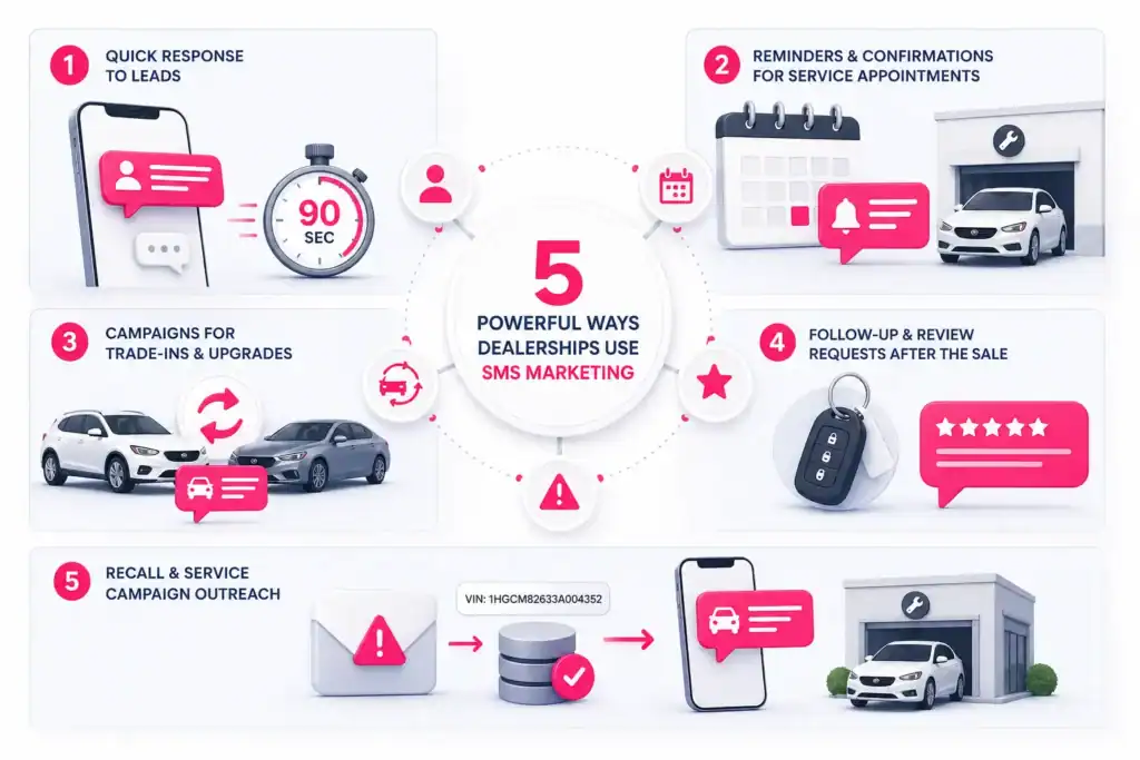 dealerships use sms marketing