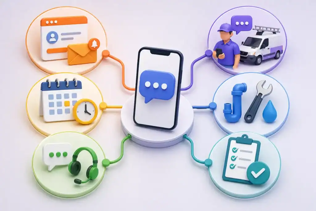 smartphone service workflow