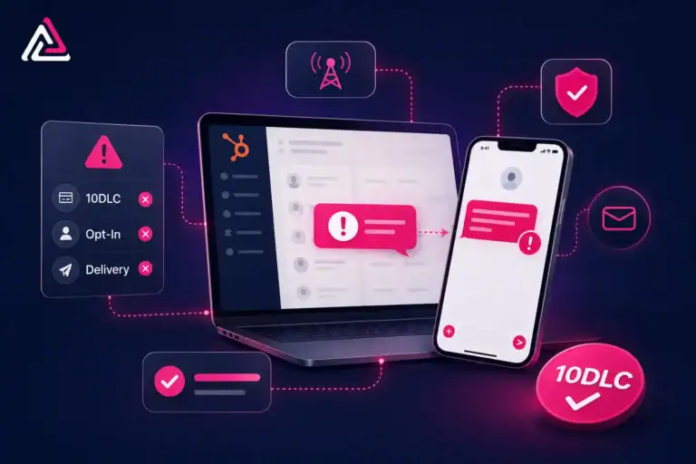 HubSpot text messages not delivering