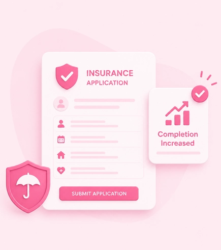 Insurance Application Completion Increased