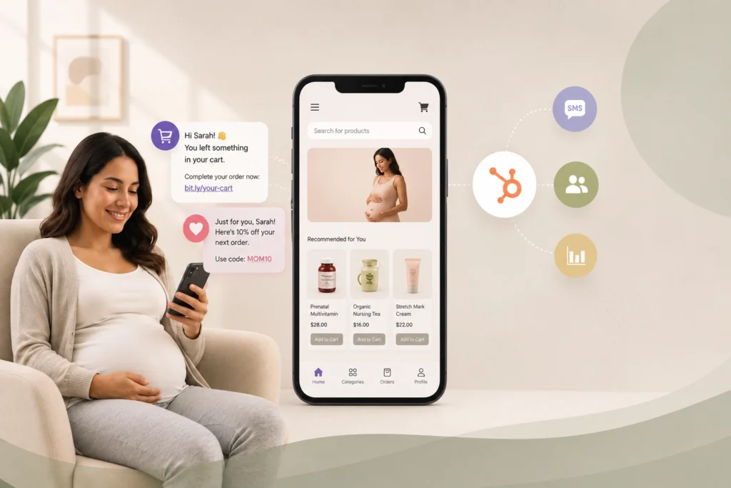 How a Maternal Health E-Commerce Brand Used HubSpot SMS Automation
